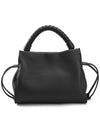 Iris Small Heavy Grain Shoulder Bag Black - MULBERRY - BALAAN 3