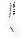 logo socks white OMRA001C 99KNI001 0110 - OFF WHITE - BALAAN 1