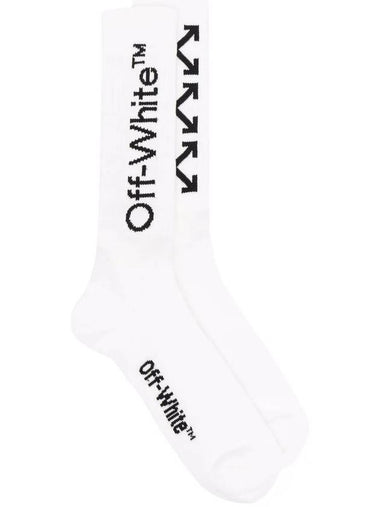 Logo Socks White - OFF WHITE - BALAAN 1