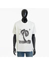 Lost Paradise Short Sleeve T-Shirt White - CELINE - BALAAN 2