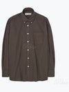 Borrowed Button Down Long Sleeve Shirt Brown - OUR LEGACY - BALAAN 2