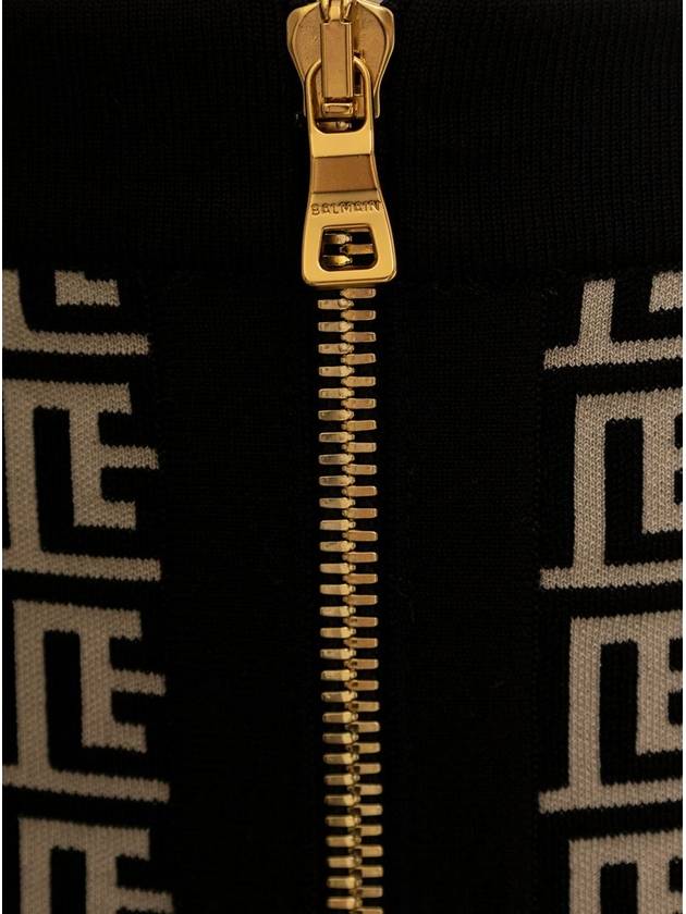 monogram zipped pencil stud - BALMAIN - BALAAN 4