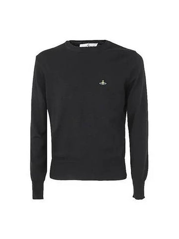 ORB logo round knit black 2701000O Y0010 - VIVIENNE WESTWOOD - BALAAN 1