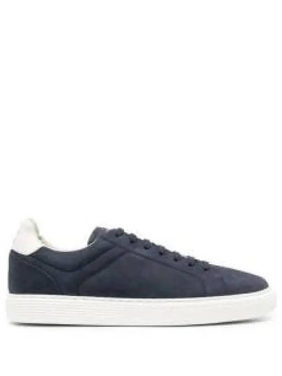 Suede Low Top Sneakers Navy - BRUNELLO CUCINELLI - BALAAN 2