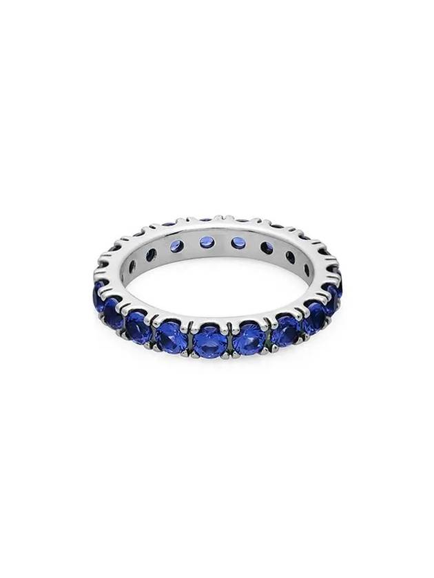 Sparkling Row Eternity Ring Silver Blue - PANDORA - BALAAN 2