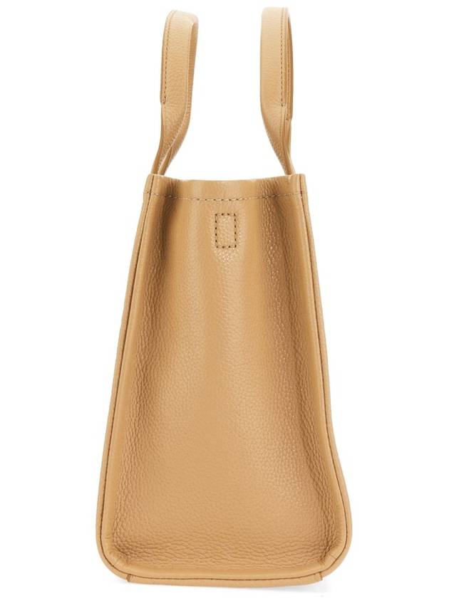 Logo Medium Leather Tote Bag Beige - MARC JACOBS - BALAAN 11