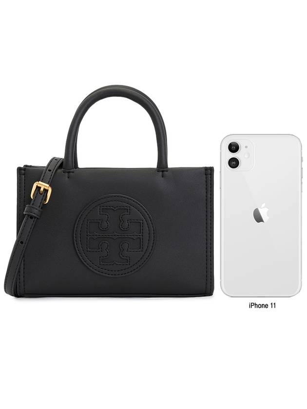 Ella Bio Mini Tote Bag Black - TORY BURCH - BALAAN 9