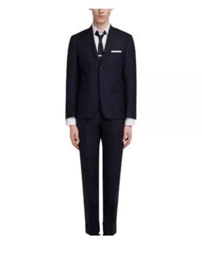 Men's Signature Classic Wool Suit Navy - THOM BROWNE - BALAAN 2