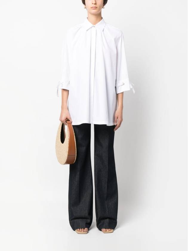 Cotton Shirt White - MAX MARA - BALAAN 4