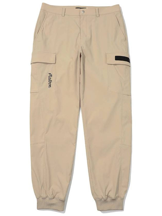 Out pocket jogger pants BEIGE MAN - MALBON GOLF - BALAAN 1