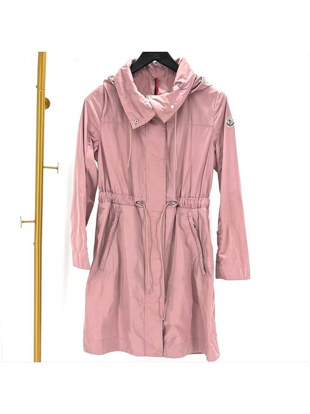 Malachite long windbreaker jacket pink size 1 - MONCLER - BALAAN 3