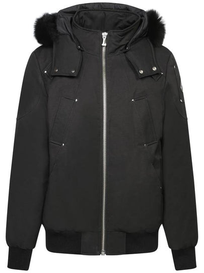 Originals Shearling Ballistic Bomber Jacket Black - MOOSE KNUCKLES - BALAAN 2