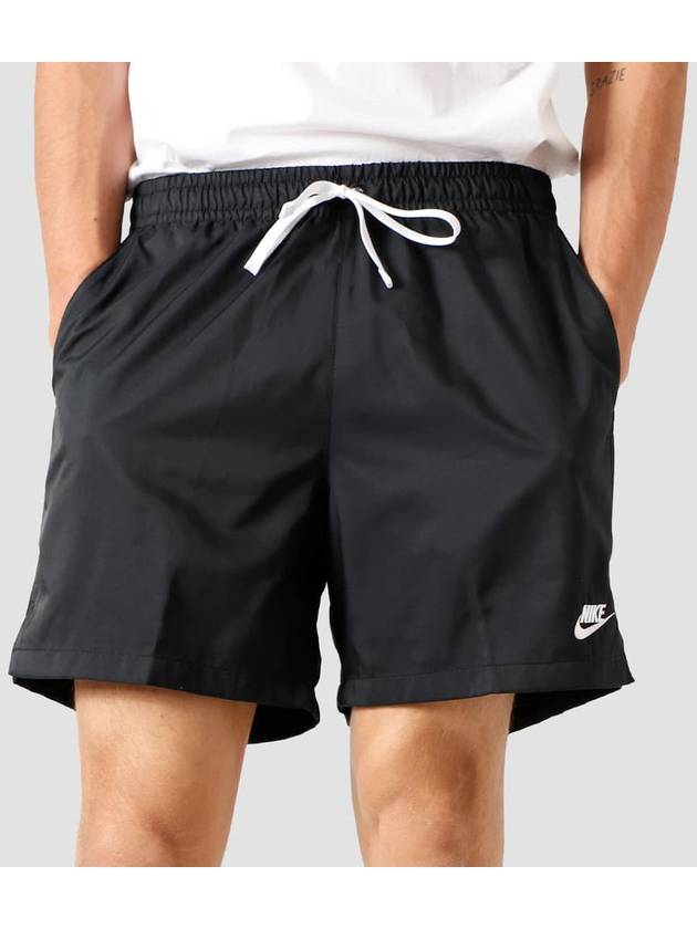 Sportswear Essential Woven Line Flow Shorts Black - NIKE - BALAAN 5