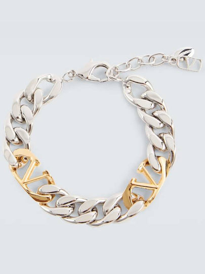 V logo bracelet silver - VALENTINO - BALAAN 2