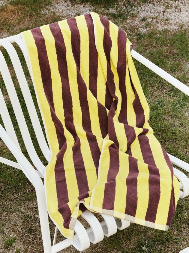 Terry Towel Brown Yellow - PILY PLACE - BALAAN 1