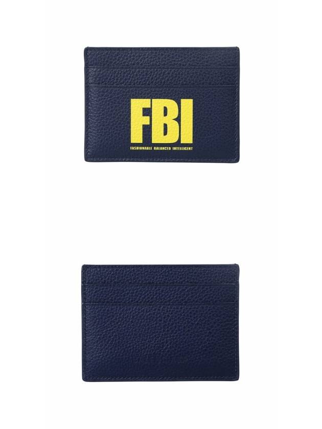 FBI Print Card Wallet Navy - BALENCIAGA - BALAAN 5