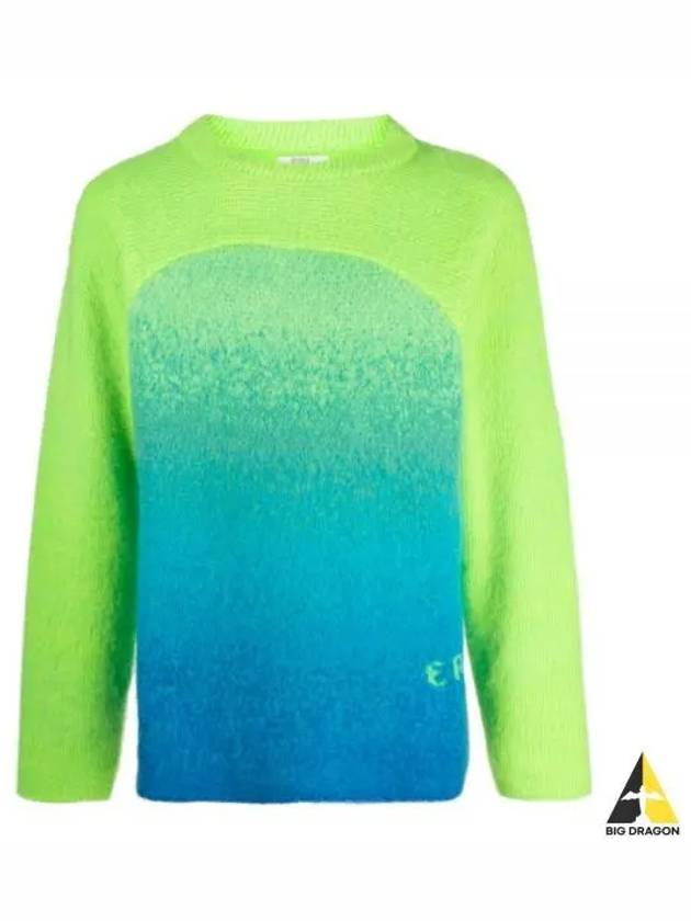 Gradient Rainbow Sweater Knit Green 07N001 - ERL - BALAAN 1
