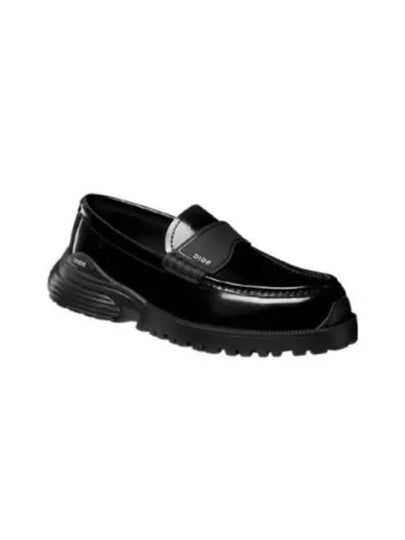 Combat Polished Calfskin Loafer Black - DIOR - BALAAN 2