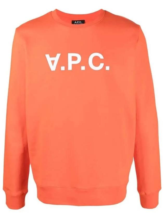 VPC Logo Crew Neck Sweatshirt Orange - A.P.C. - BALAAN 3