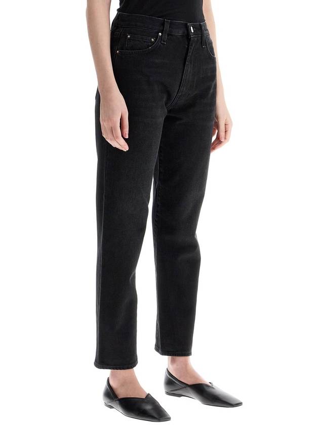 Women's Twisted Seam Jeans Black - TOTEME - BALAAN 3