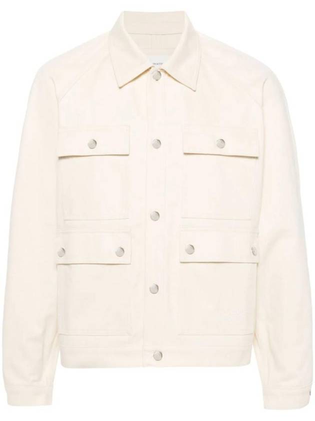 Straight Collar Cotton Shirt Jacket MM02114WW5007 - MAISON KITSUNE - BALAAN 1