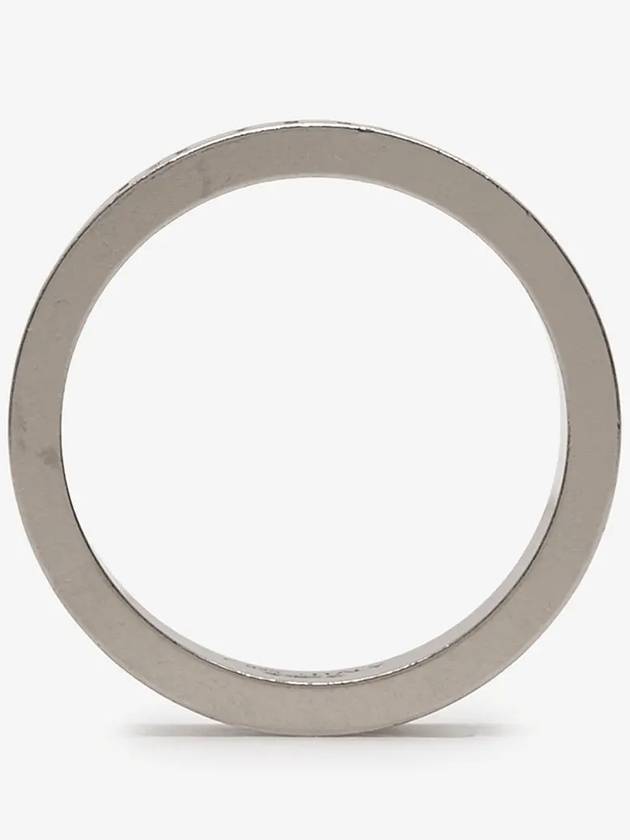 Numerical Logo Engraved Ring Silver - MAISON MARGIELA - BALAAN 4