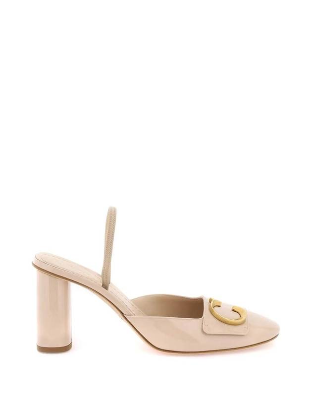 C'est Patent Calfskin Slingback Pumps Nude - DIOR - BALAAN 1