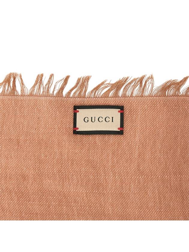 GG Monogram Muffler Pink - GUCCI - BALAAN 9