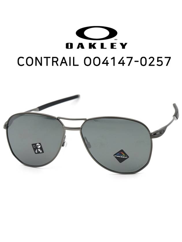 Eyewear Contrail Sunglasses Black Silver - OAKLEY - BALAAN 2