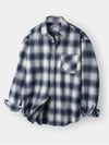 Ray check shirt navy - INDUST - BALAAN 6