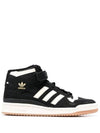 Forum Mid High Top Sneakers Black - ADIDAS - BALAAN 1