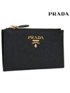 Saffiano Card Wallet Black - PRADA - BALAAN 3