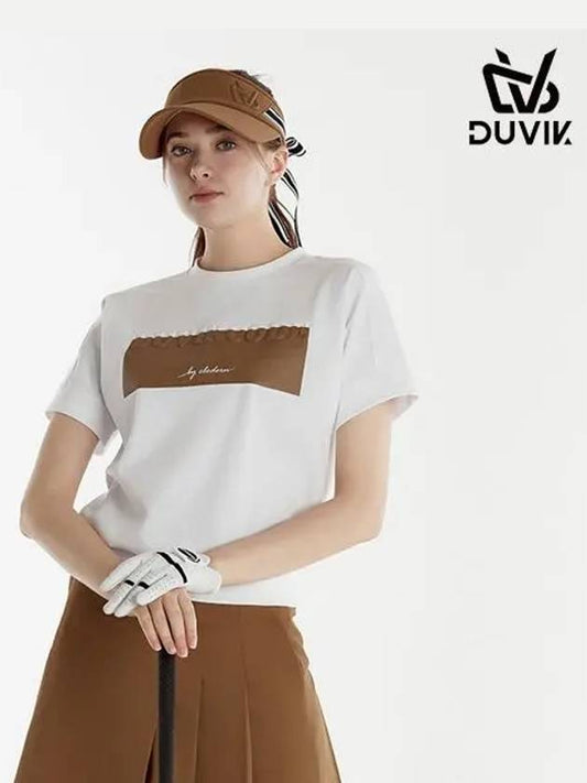 Embossed Wappen Round Short Sleeve T-Shirt DE2WTS124CM - DUVIK - BALAAN 2