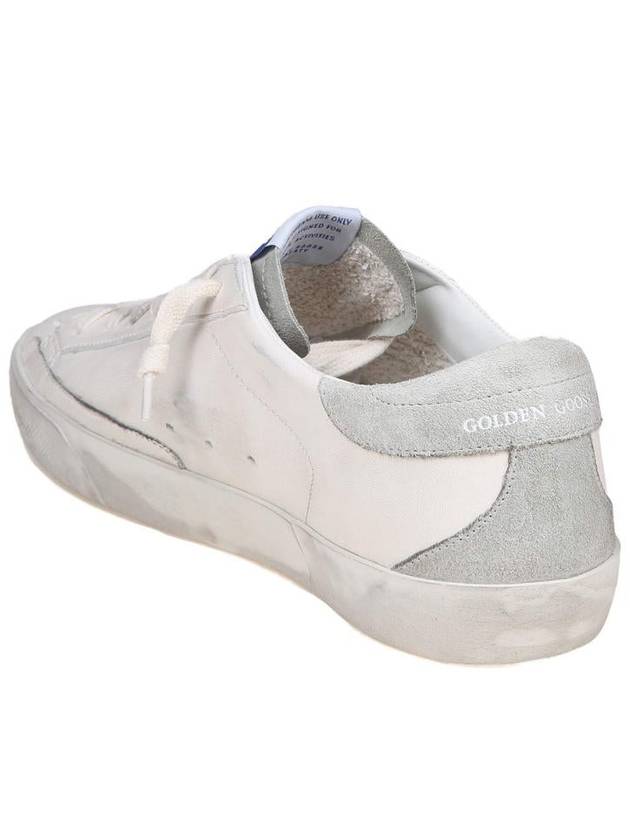 Super Star Suede Leather Low Top Sneaker White - GOLDEN GOOSE - BALAAN 5