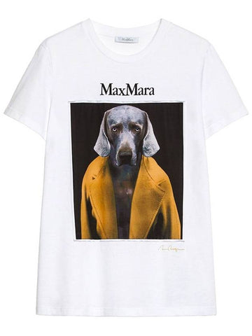 Max Mara 2421946071600 Weimaraner T-Shirt Clothing - MAX MARA - BALAAN 1