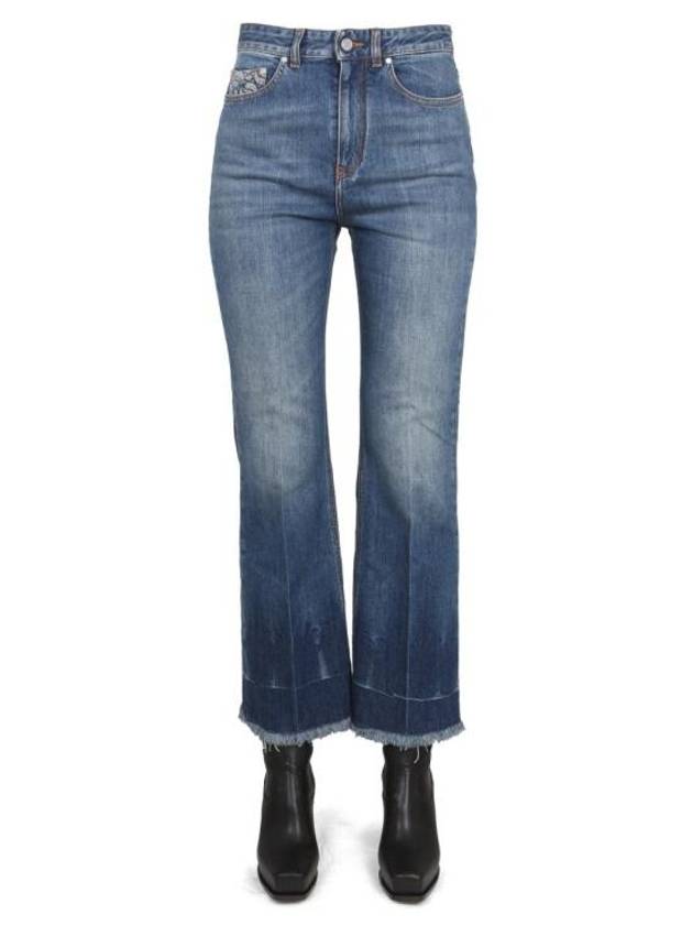 Denim Straight Pants 6D0031 3SPH914480 BLUE - STELLA MCCARTNEY - BALAAN 1