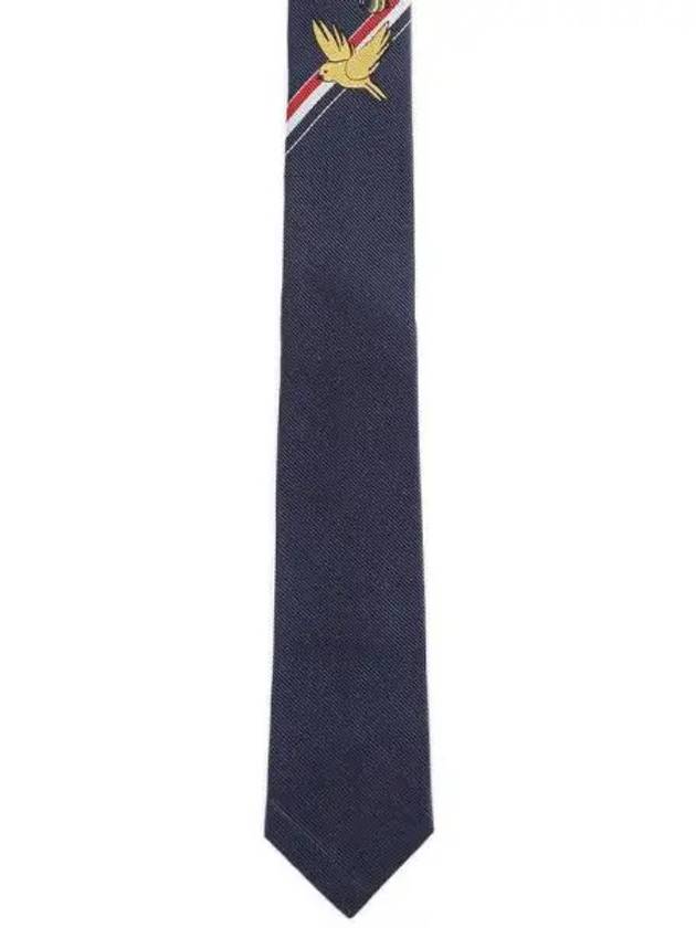 RWB Birds Bee Tie Navy - THOM BROWNE - BALAAN 2