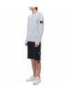 Compass Badge Cotton Track Shorts Navy - STONE ISLAND - BALAAN 5