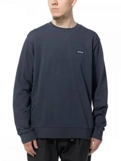 Regenerative Organic Certified Crewneck Cotton Long Sleeve T-Shirt Smolder Blue - PATAGONIA - BALAAN 2