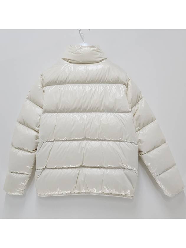 Women s Logo Patch ABBADIA Down Padded Short Jacket Off White 1A00007 5963V 070 - MONCLER - BALAAN 2