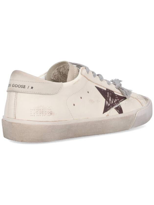 Super Star Leather Suede Low Top Sneakers White - GOLDEN GOOSE - BALAAN 5