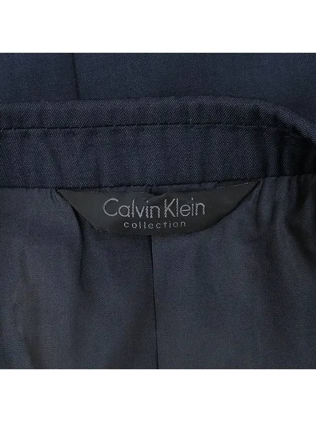 Navy color men s blazer jacket - CALVIN KLEIN - BALAAN 4