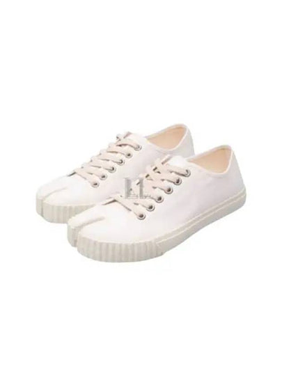 Tabi Cotton Low Top Sneakers White - MAISON MARGIELA - BALAAN 2