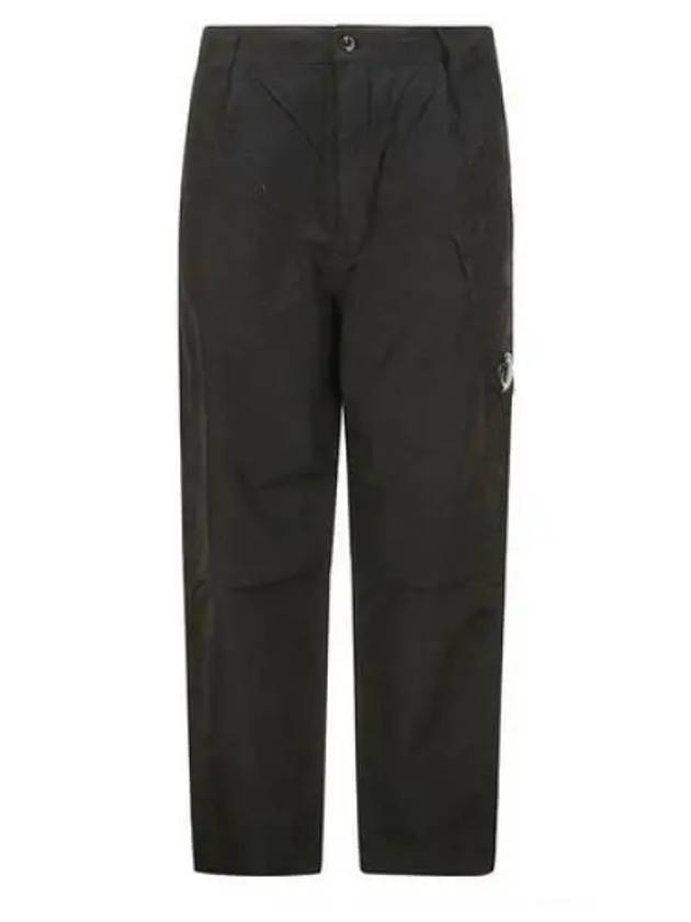 Flat Nylon Regular Utility Straight Pants Black - CP COMPANY - BALAAN 2