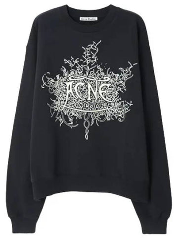 Glow in dark logo sweatshirt - ACNE STUDIOS - BALAAN 1