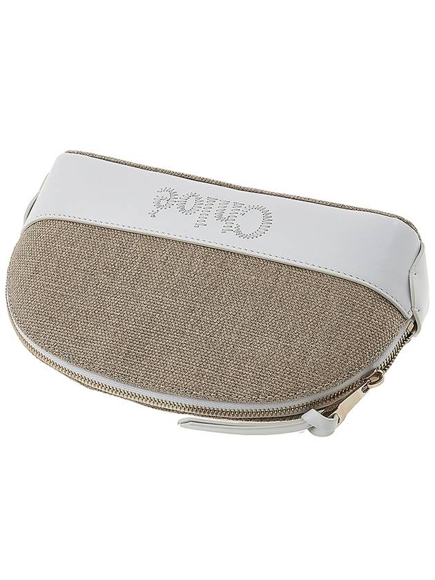 WoMen's Sense Pouch Bag Beige White - CHLOE - BALAAN 5