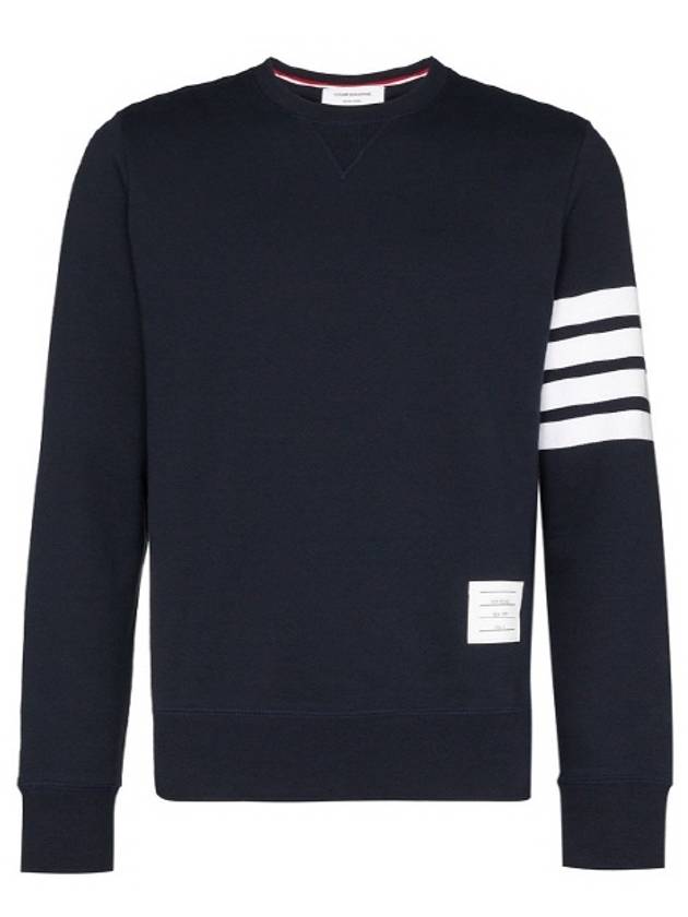 4 Bar Loopback Jersey Sweatshirt Navy - THOM BROWNE - BALAAN 2