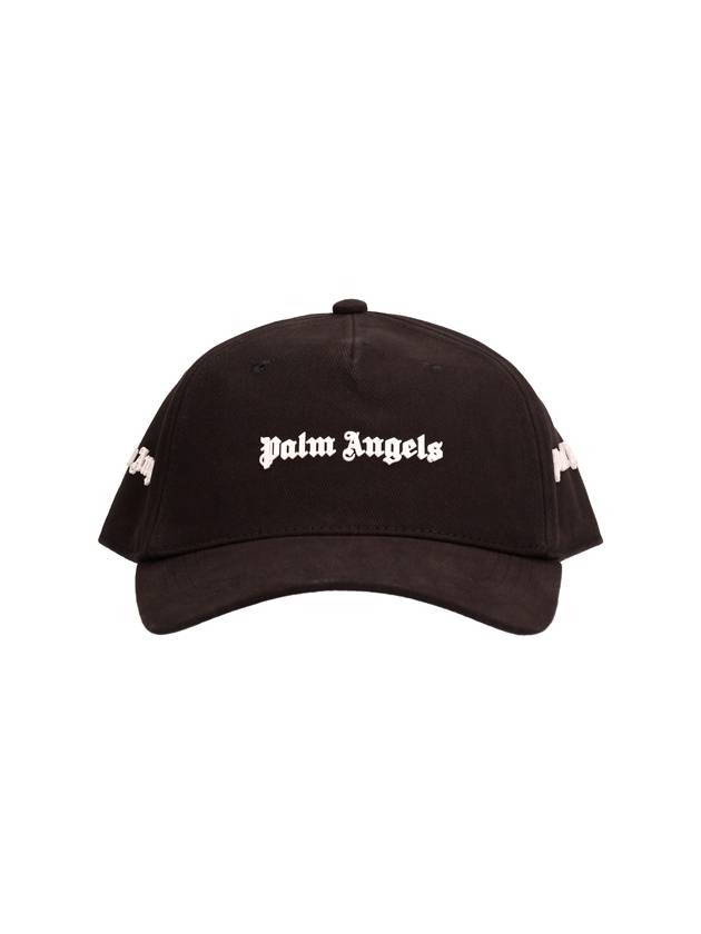 Classic Logo Ball Cap Black - PALM ANGELS - BALAAN 4