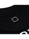 Back Logo Round Neck Cotton Short Sleeve T-Shirt Black - WOOYOUNGMI - BALAAN 6