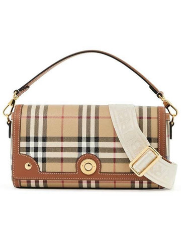 Check shoulder bag beige - BURBERRY - BALAAN 1